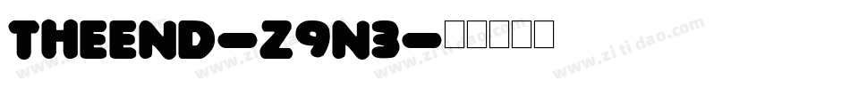 TheEnd-z9n3字体转换