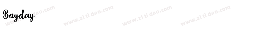 Bayday字体转换