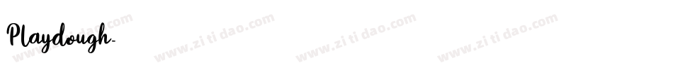 Playdough字体转换