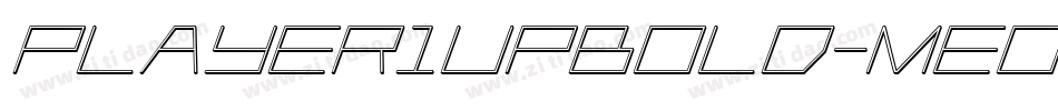 Player1UpBold-Meor字体转换