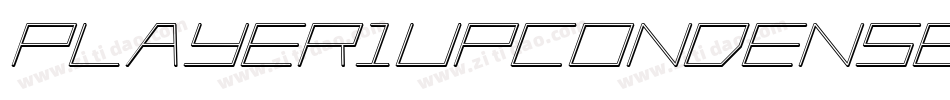 Player1UpCondensedItalic-vlWO字体转换 Player1UpCondensedItalic-vlWO字体转换