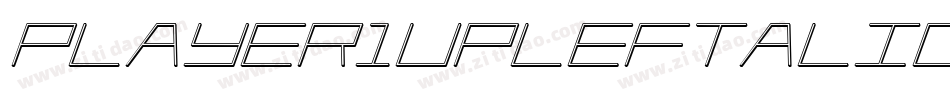 Player1UpLeftalic-rZo9字体转换