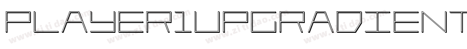 Player1UpGradientRegular-RZal字体转换