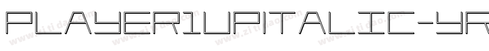 Player1UpItalic-YRD8字体转换 Player1UpItalic-YRD8字体转换