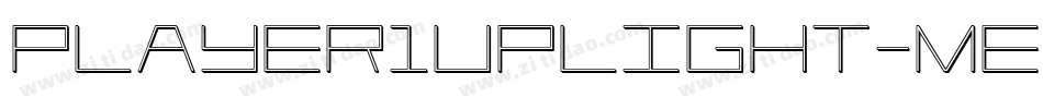 Player1UpLight-Meox字体转换