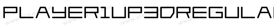 Player1Up3DRegular-81Jz字体转换