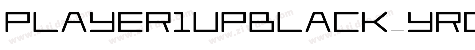 Player1UpBlack-YRDv字体转换