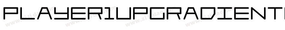 Player1UpGradientRegular-RZal字体转换