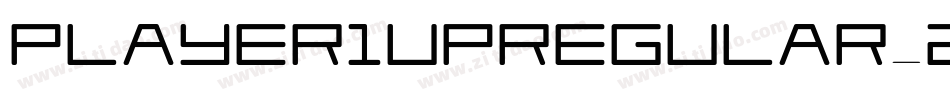 Player1UpRegular-2Axw字体转换