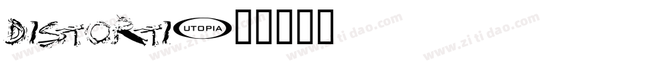 DISTORTI字体转换