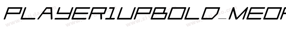 Player1UpBold-Meor字体转换