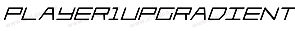 Player1UpGradientRegular-RZal字体转换