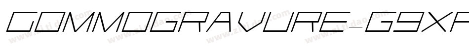 Gommogravure-g9xp字体转换
