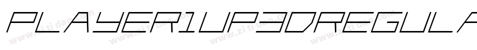 Player1Up3DRegular-81Jz字体转换