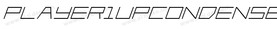 Player1UpCondensedItalic-vlWO字体转换 Player1UpCondensedItalic-vlWO字体转换