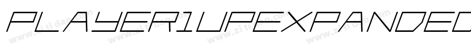 Player1UpExpandedItalic-nWPJ字体转换