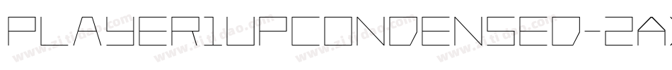 Player1UpCondensed-2AxK字体转换 Player1UpCondensed-2AxK字体转换