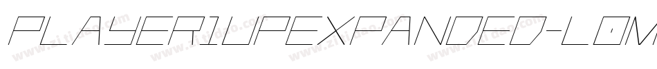 Player1UpExpanded-l0me字体转换