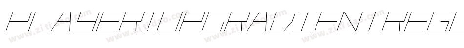 Player1UpGradientRegular-RZal字体转换
