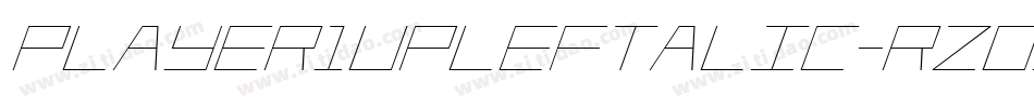 Player1UpLeftalic-rZo9字体转换