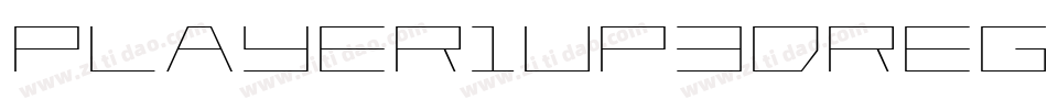 Player1Up3DRegular-81Jz字体转换