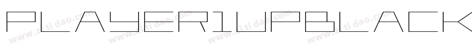 Player1UpBlack-YRDv字体转换