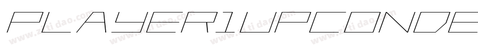 Player1UpCondensedItalic-vlWO字体转换 Player1UpCondensedItalic-vlWO字体转换