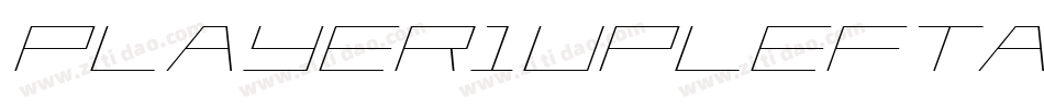 Player1UpLeftalic-rZo9字体转换