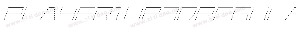 Player1Up3DRegular-81Jz字体转换