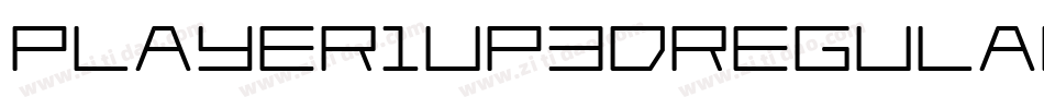 Player1Up3DRegular-81Jz字体转换