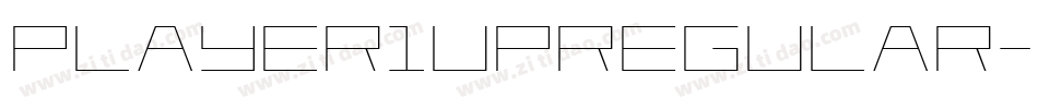 Player1UpRegular-2Axw字体转换