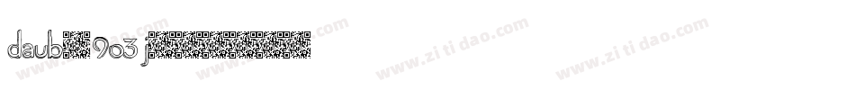 Daub-9o3j字体转换
