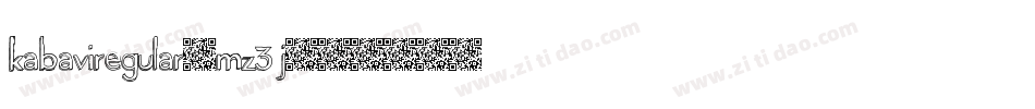 KabaviRegular-mz3j字体转换