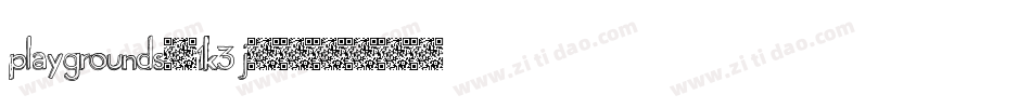 Playgrounds-1K3j字体转换