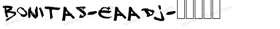 Bonitas-EaaDj字体转换