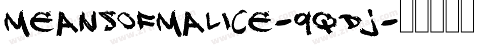MeansOfMalice-9qDj字体转换