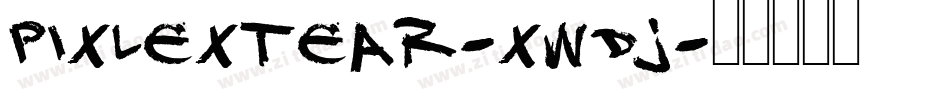 Pixlextear-xwDj字体转换