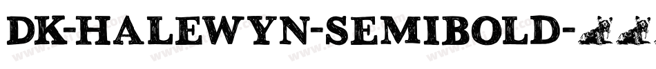 DK-Halewyn-SemiBold字体转换