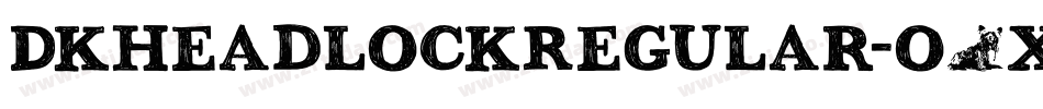 DkHeadlockRegular-o5XA字体转换