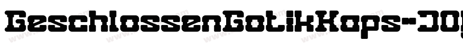 GeschlossenGotikKaps-JOlj字体转换