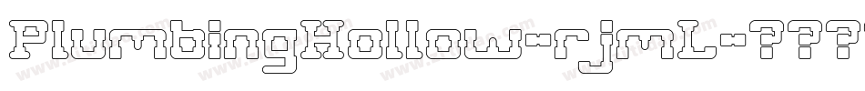 PlumbingHollow-rjmL字体转换