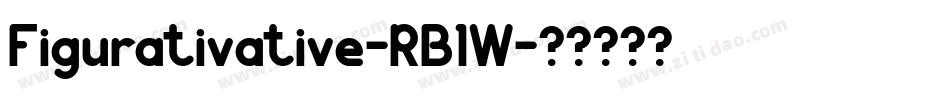 Figurativative-RB1W字体转换