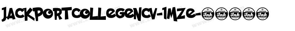 JackportCollegeNcv-1MZe字体转换