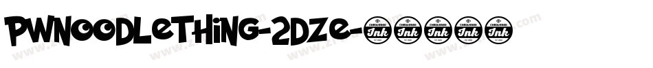 Pwnoodlething-2dZe字体转换