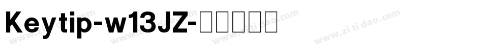 Keytip-w13JZ字体转换