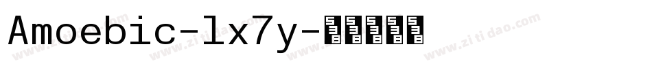 Amoebic-lx7y字体转换