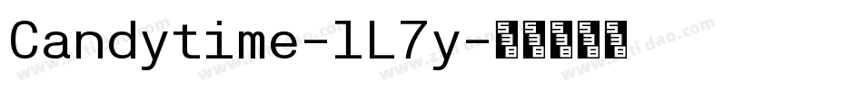 Candytime-lL7y字体转换