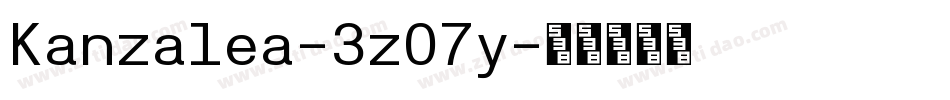 Kanzalea-3zO7y字体转换