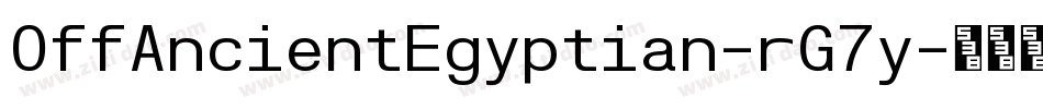 OffAncientEgyptian-rG7y字体转换