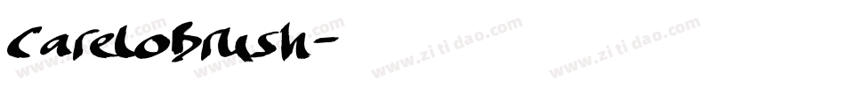 CareloBrush字体转换